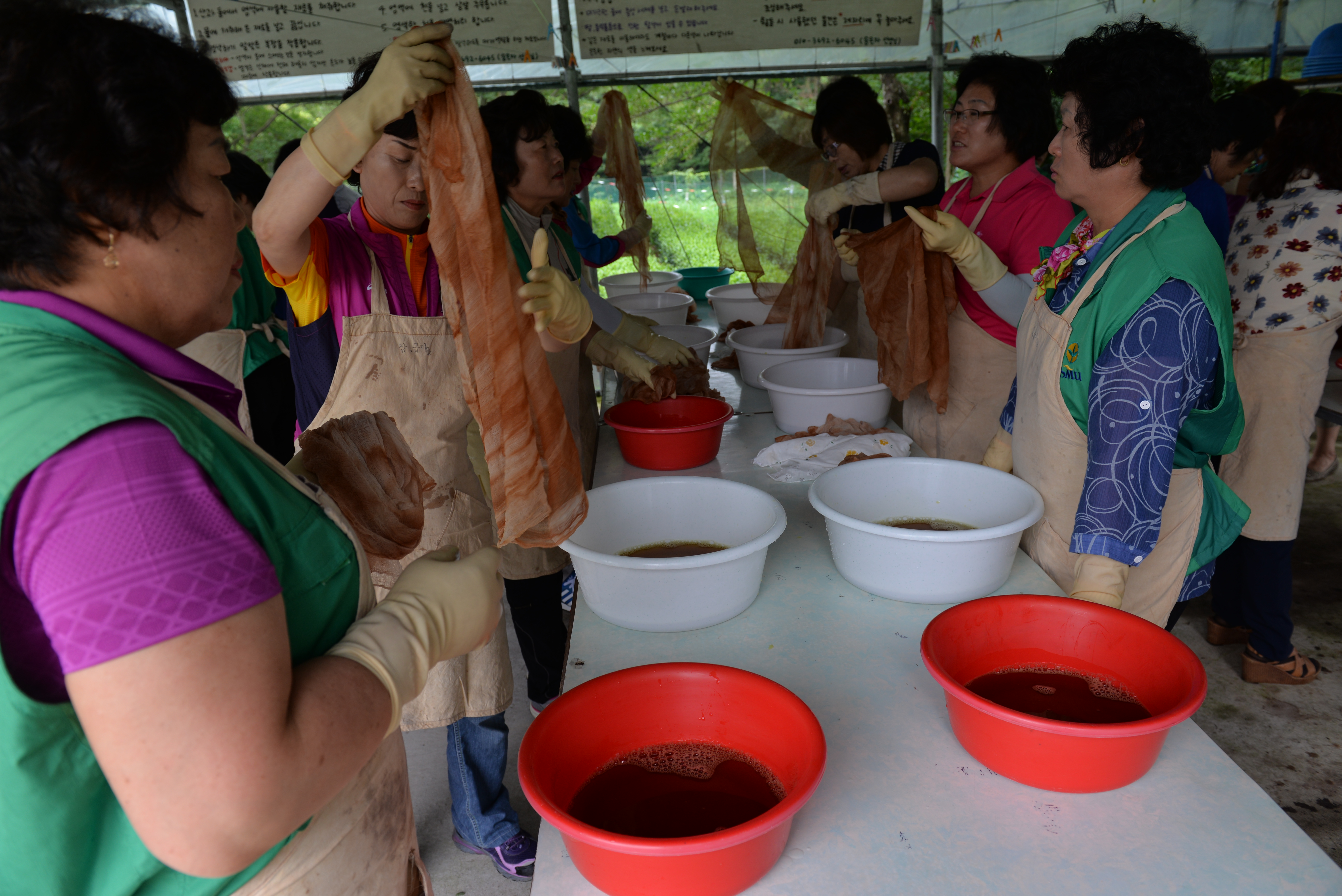 부녀회 회장단 농촌자원 기술 교육